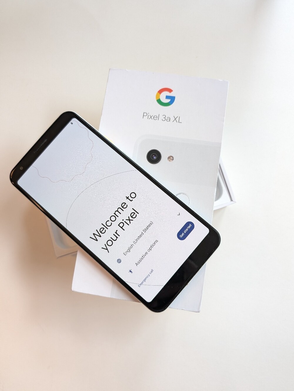 Google Pixel 3a XL Smartphone Unlocked White 64GB G020C